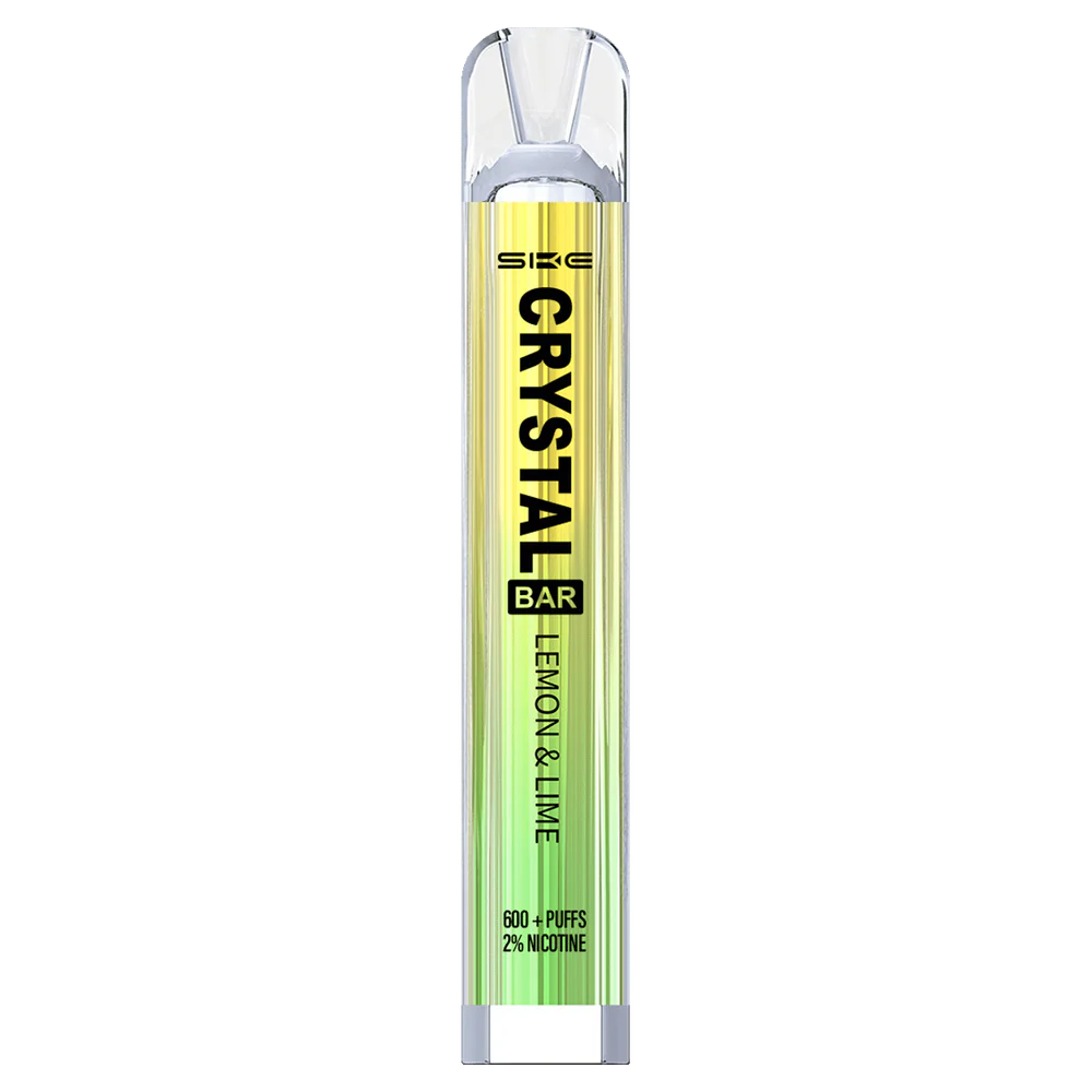 Vape Großhandel Preise 666R84262 Zitrone und Limette SKE Crystal Bar Einweg-Vaporizer mit 600 Zügen