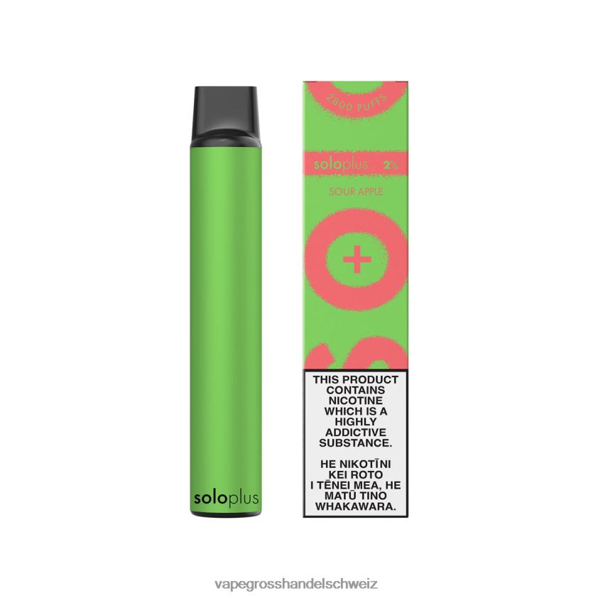 Elektronische Zigarette Iqos - Solo Plus Einweg-Vapor saurer Apfel R8BVXD30