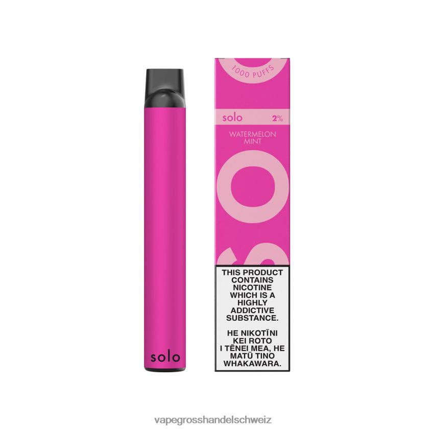 Vape Großhandel Preise - Solo Einweg-Vapor Wassermelonenminze R8BVXD2