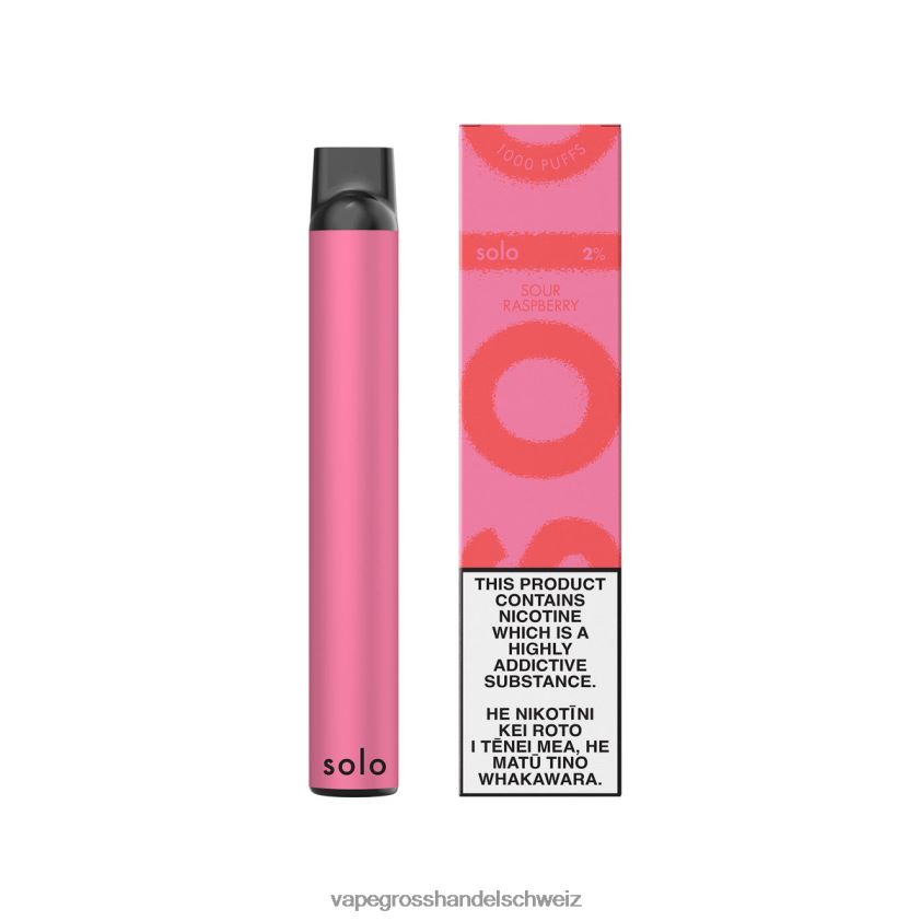 Vape Großhandel Tornado - Solo Einweg-Vapor saure Himbeere R8BVXD13