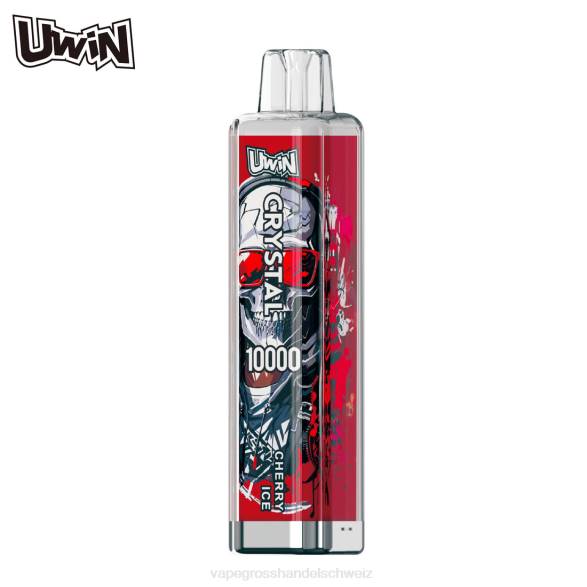 Dampfen Schweiz - UWIN CRYSTAL 10000 Einweg-Vapes Kirscheis T8ZP6