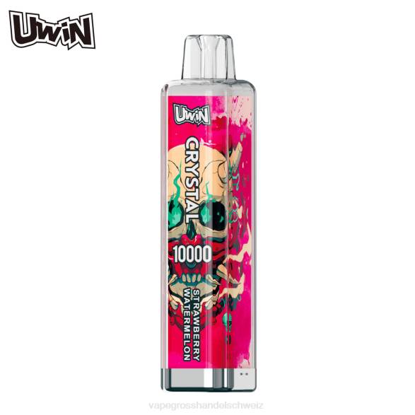 Vape Großhandel Tornado - UWIN CRYSTAL 10000 Einweg-Vapes Erdbeerwassermelone T8ZP3