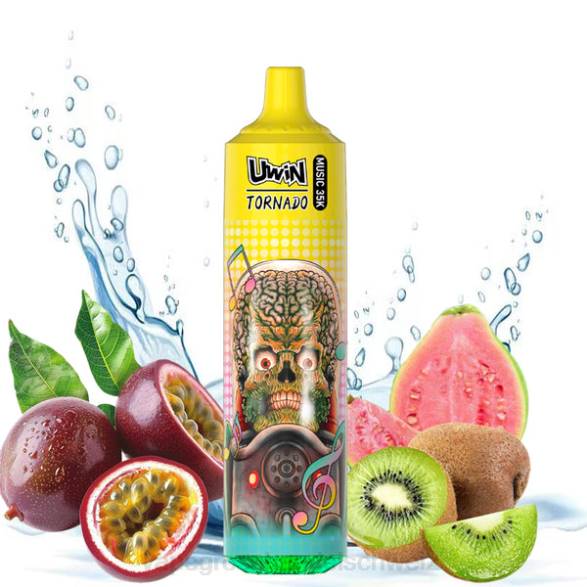 Vape Großhandel Tornado - UWIN CRYSTAL 35.000 Einweg-Vaporizer Kiwi, Passionsfrucht, Guave T8ZP23