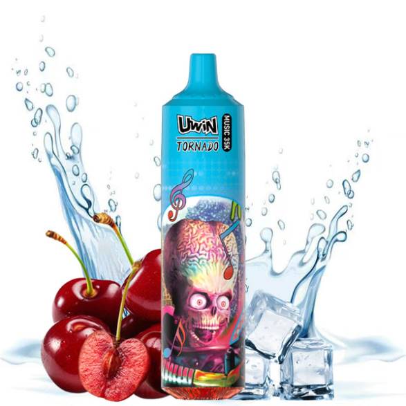 Vape Großhandel - UWIN CRYSTAL 35.000 Einweg-Vaporizer Kirscheis T8ZP21