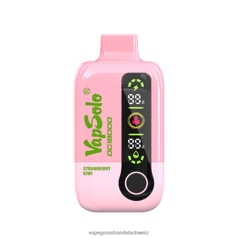 Elektronische Zigarette Flugzeug - VapSolo dg18000 Erdbeer-Kiwi 0FD829