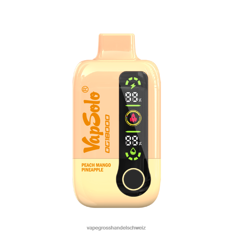 Vape Grosshandel Schweiz - VapSolo dg18000 Pfirsich-Mango-Ananas 0FD825