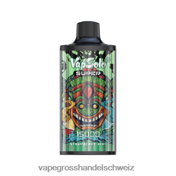 Elektronische Zigarette Flugzeug - Vapsolo SUPER Einweg-Vapor Erdbeer-Kiwi HTX6V4117