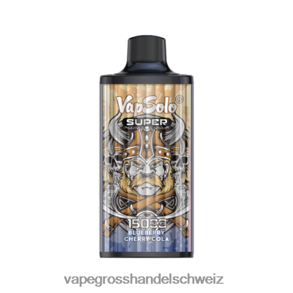 Vape Großhandel - Vapsolo SUPER Einweg-Vapor Blaubeer-Kirsch-Cola HTX6V4109