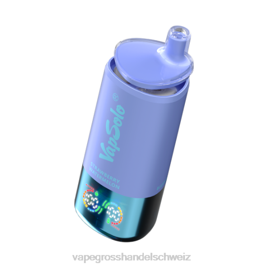 Vape Großhandel - VapSolo Triple 30000 Züge Zitronenlimette, Erdbeere, Wassermelone und Blaubeereis D46J81