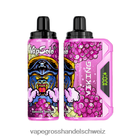 Dampfen Schweiz - Vapsolo VIKING Einweg-Vapor Sommertraum HTX6V4141