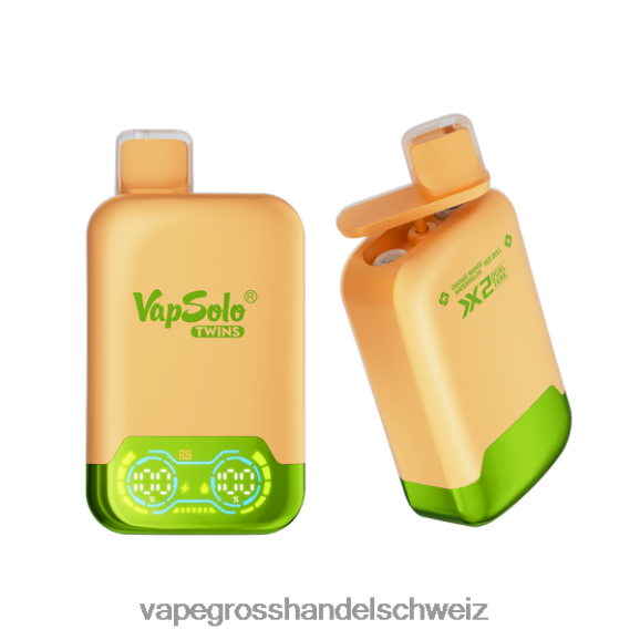 Elektronische Zigarette Kaufen - Vapsolo TWINS Einweg-Vapor Orange-Mango-Wassermelone und Red Bull HTX6V4124