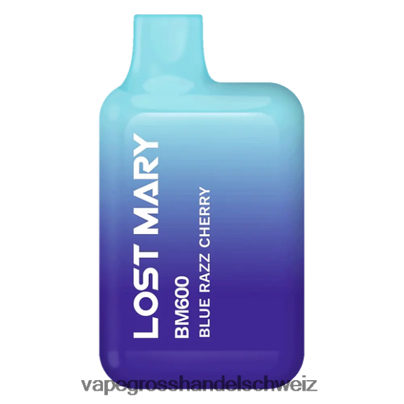 Elektronische Zigarette Iqos 666R84350 blaue Razz-Kirsche LOST MARY BM600