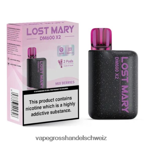 Dampfen Schweiz 666R84476 Beeren mischen LOST MARY DM600 X2