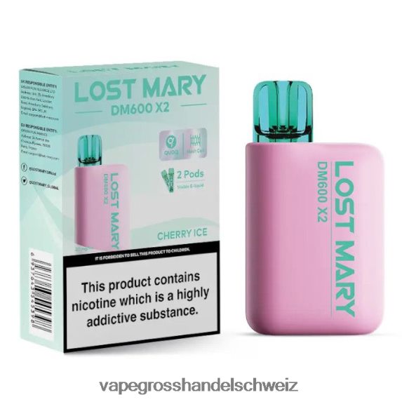 Elektronische Zigarette Iqos 666R84470 Kirscheis LOST MARY DM600 X2