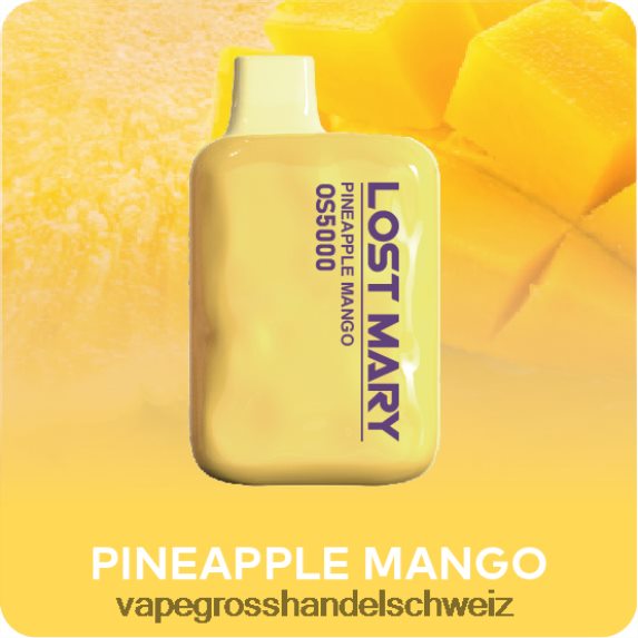 Dampfen Schweiz 666R84496 Ananas-Mango LOST MARY OS5000