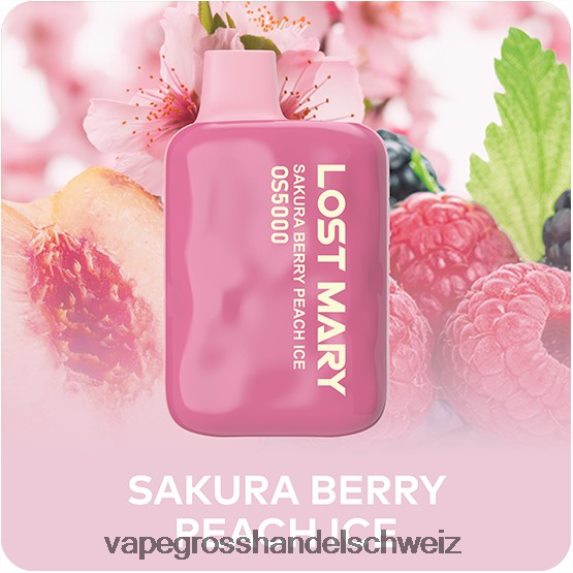 Sakura-Beeren-Pfirsich-Eis