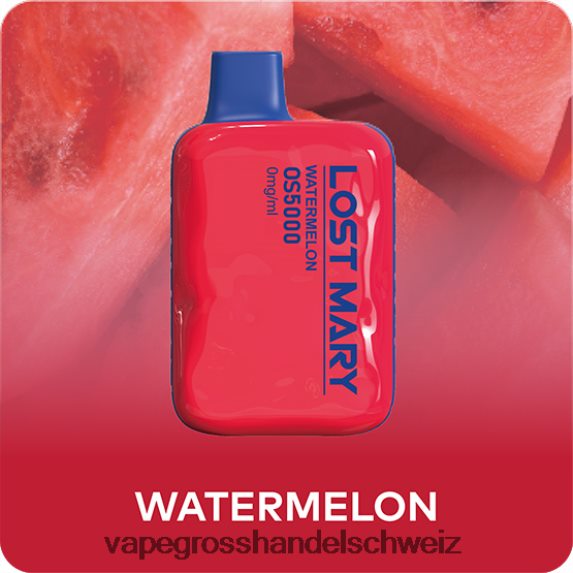 Vape Grosshandel Schweiz 666R84505 Wassermelone LOST MARY OS5000 0 mg/ml