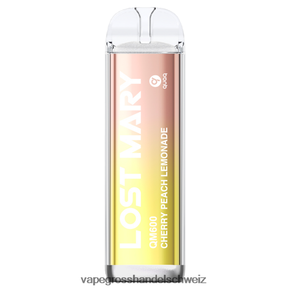Elektronische Zigarette Iqos 666R84390 Kirsch-Pfirsich-Limonade LOST MARY QM600