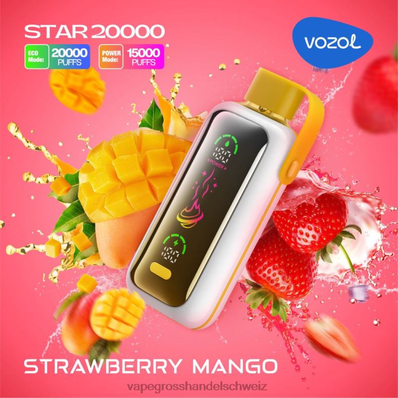 VOZOL STAR 20000 Erdbeer-Mango 328N21 | Vape Großhandel
