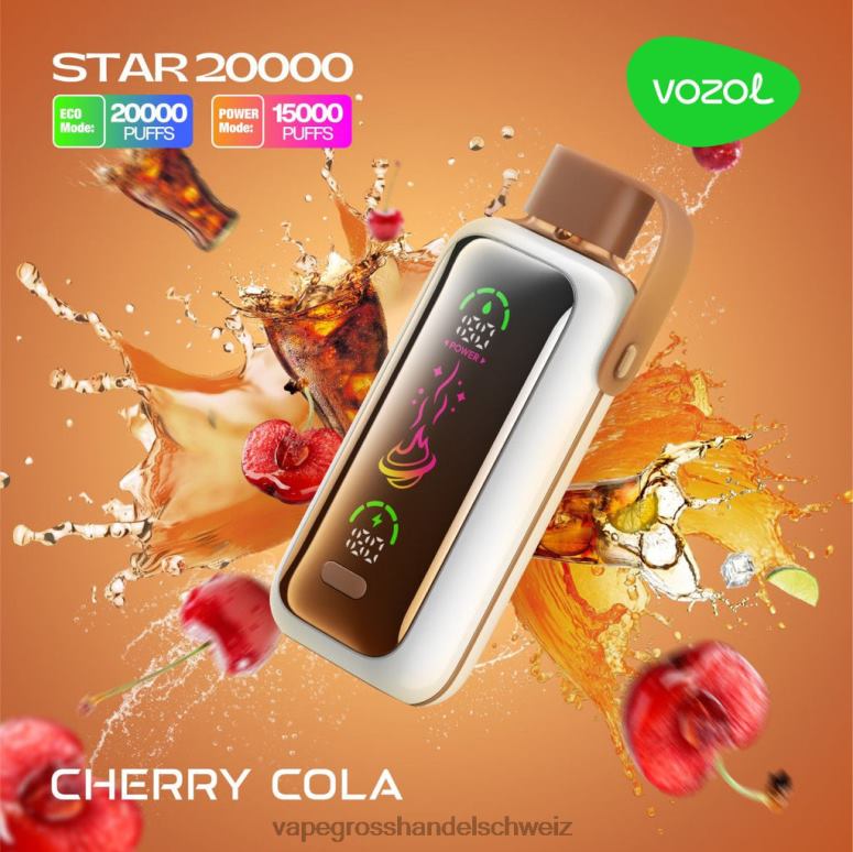 VOZOL STAR 20000 Kirschcola 328N26 | Dampfen Schweiz