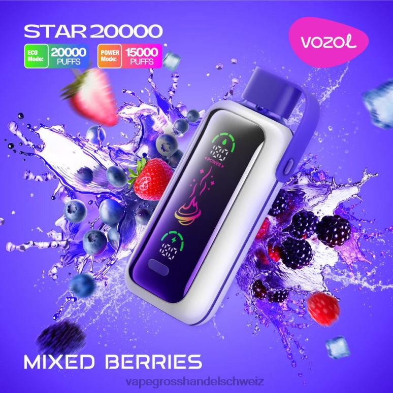 VOZOL STAR 20000 gemischte Beeren 328N214 | Vape Großhandel Elfbar