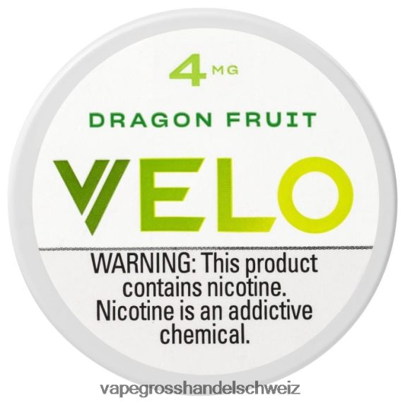Dampfen Schweiz 666R8436 Drachenfrucht VELO Nikotinbeutel 4 mg