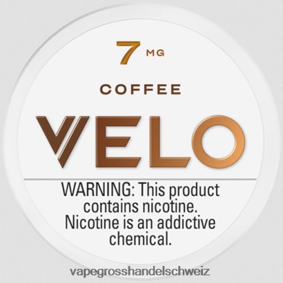 Vape Großhandel 666R8451 Kaffee VELO Nikotinbeutel 7 mg