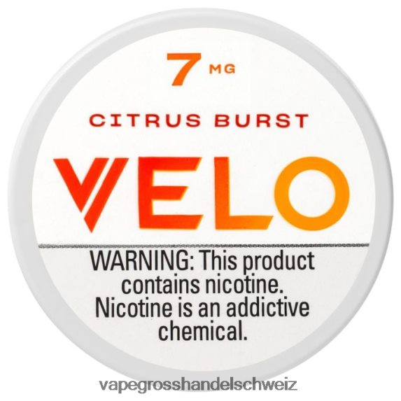 Vape Großhandel Elfbar 666R8444 Zitrusexplosion VELO Nikotinbeutel 7 mg