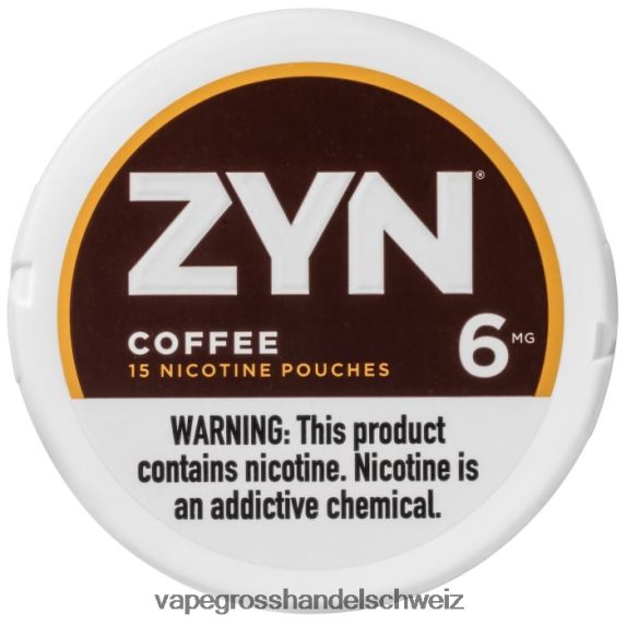 Vape Großhandel Preise 666R8422 Kaffee ZYN Nikotinbeutel 6 mg