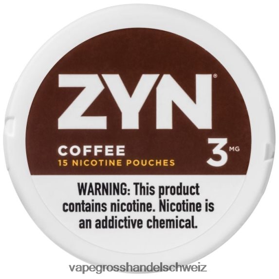Vape Großhandel Preise 666R8432 Kaffee ZYN Nikotinbeutel 3 mg