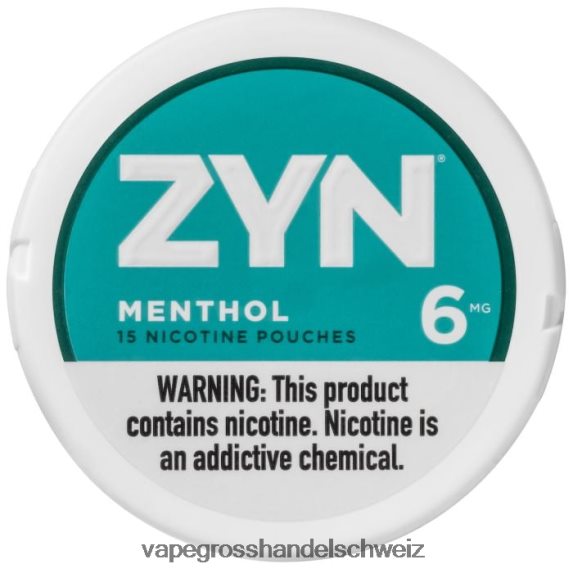 Vape Großhandel Tornado 666R8423 Menthol ZYN Nikotinbeutel 6 mg