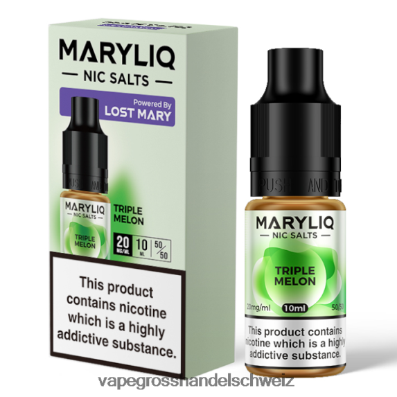 Elektronische Zigarette Iqos 666R84460 dreifache Melone LOST MARY MARYLIQ Nic-Salze – 10 ml – 20 mg