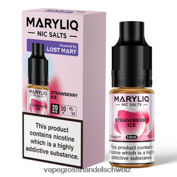 Elektronische Zigarette Kaufen 666R84457 Erdbeereis LOST MARY MARYLIQ Nic-Salze – 10 ml – 20 mg