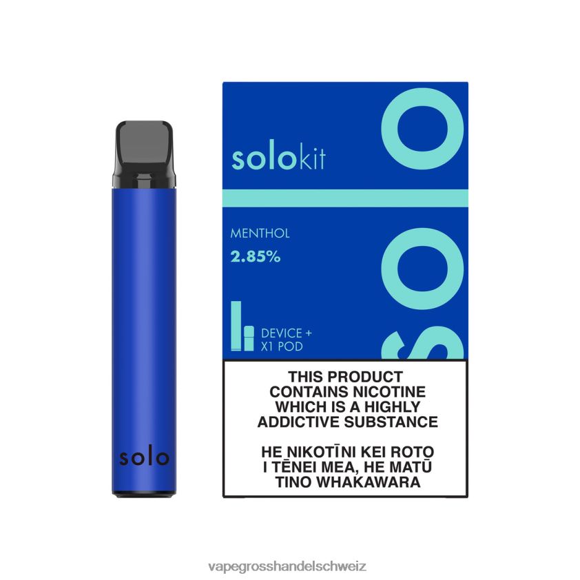 Elektronische Zigarette Kaufen - Solo Pod-Kit Menthol R8BVXD47