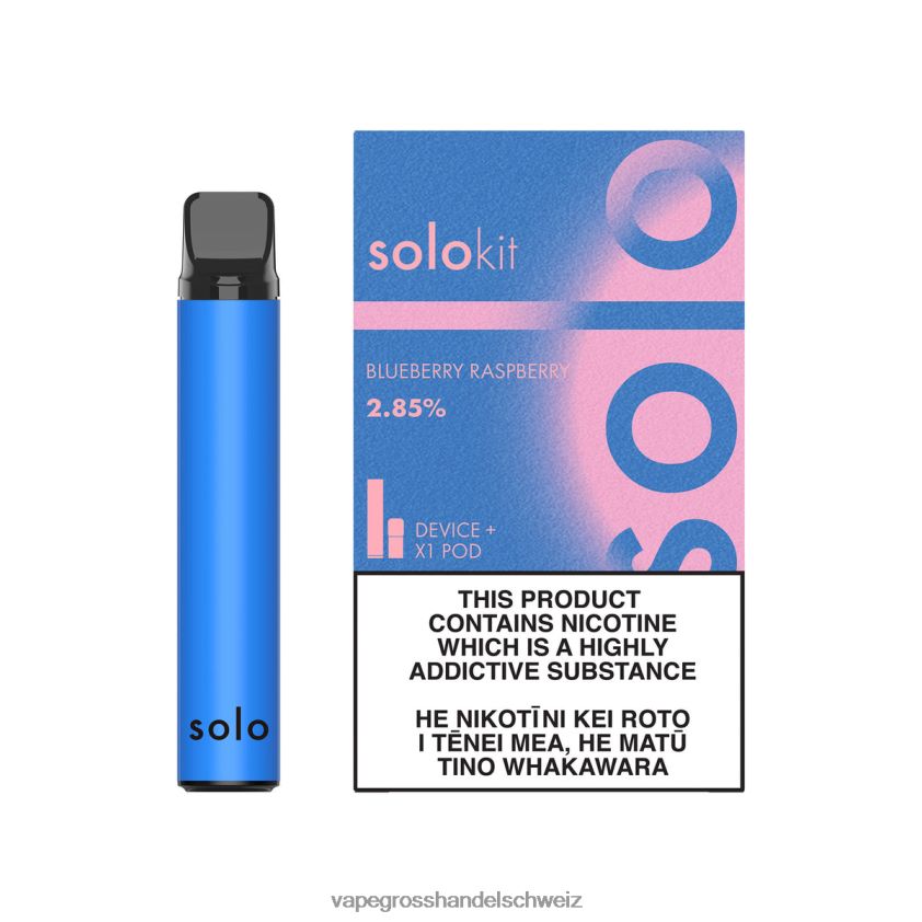 Vape Großhandel Tornado - Solo Pod-Kit Blaubeer-Himbeere R8BVXD43