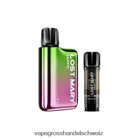 Elektronische Zigarette Kaufen 666R84437 grün rosa x Wassermelone LOST MARY Tappo Pod-Vape-Kit