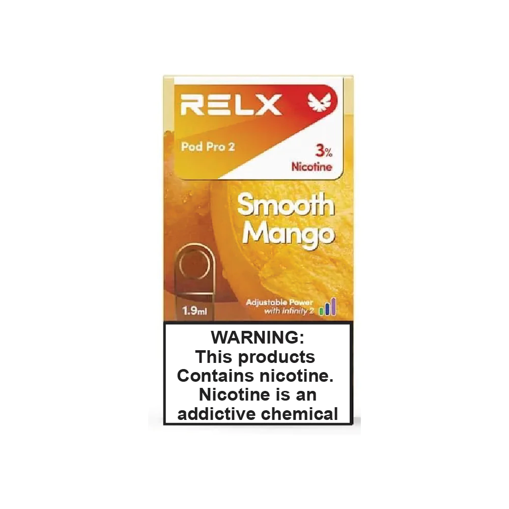 Elektronische Zigarette Flugzeug 666R84239 glatte Mango RELX Pod Pro 2