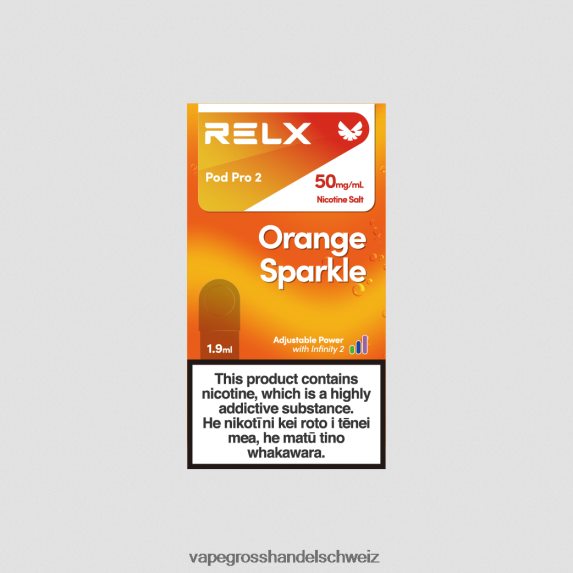 Elektronische Zigarette Iqos 666R84240 orangefarbener Glanz RELX Pod Pro 2