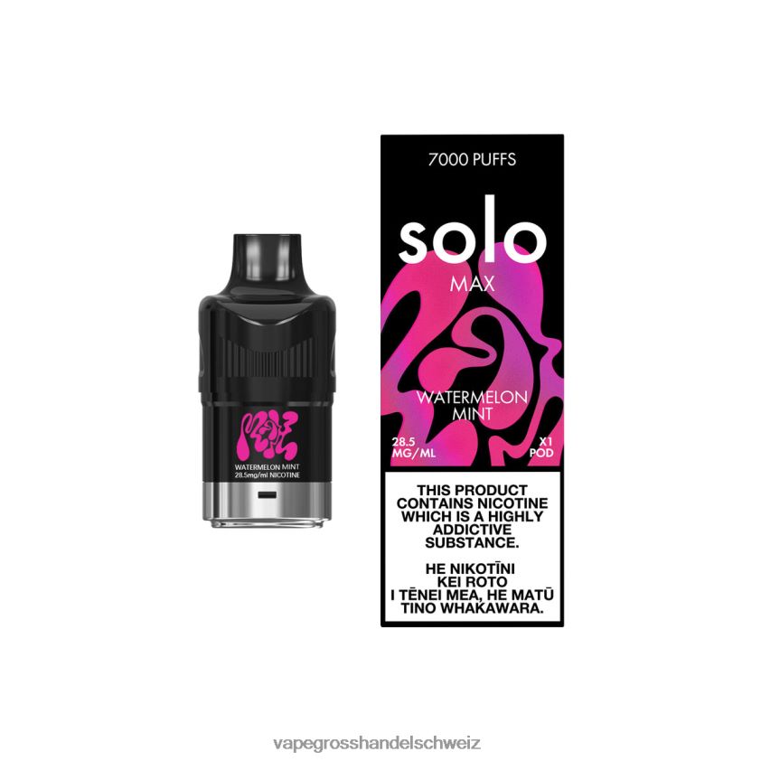 Dampfen Schweiz - Solo MAX Schote Wassermelonenminze R8BVXD86