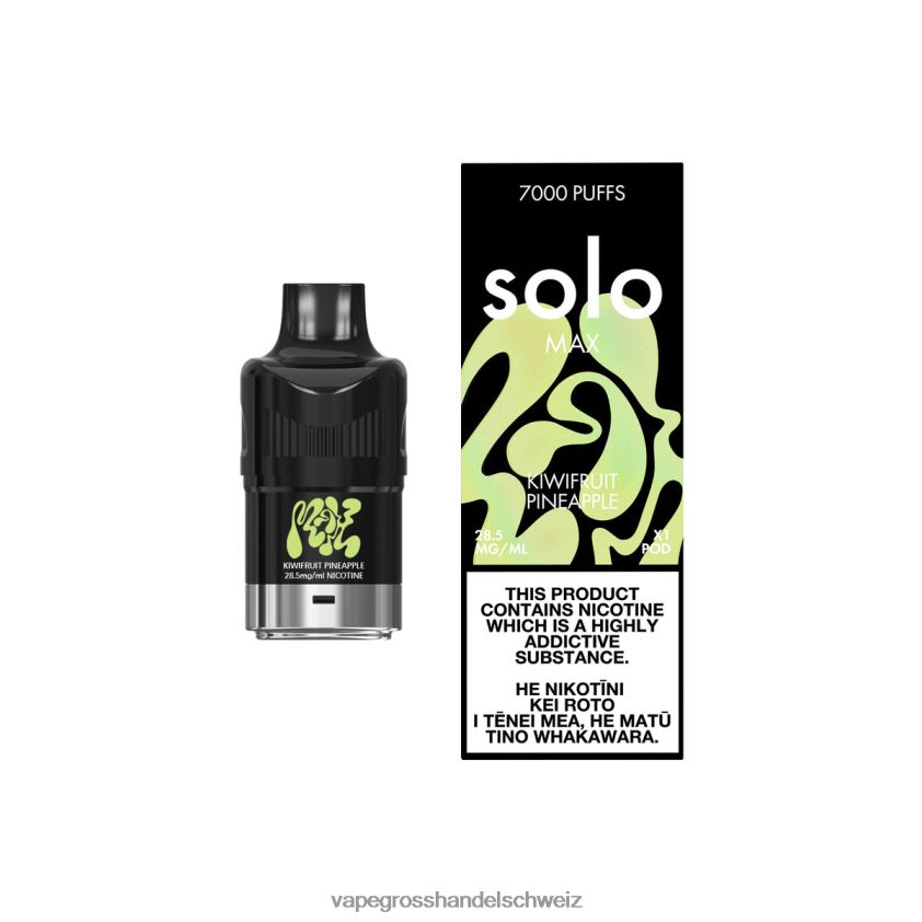 Elektronische Zigarette Kaufen - Solo MAX Schote Kiwi-Ananas R8BVXD87