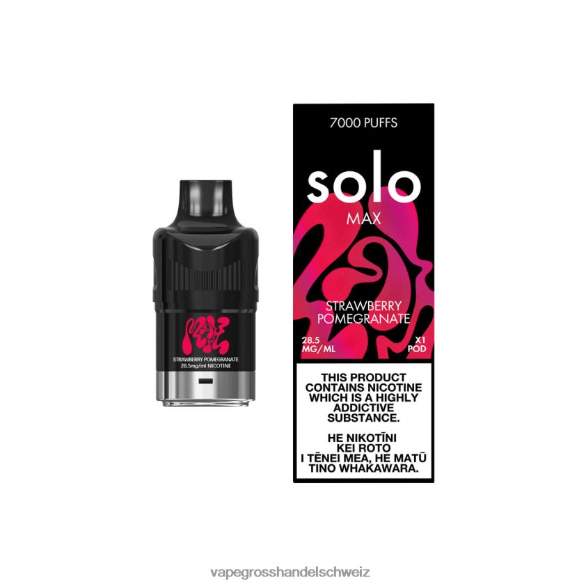 Vape Großhandel Elfbar - Solo MAX Schote Erdbeer-Granatapfel R8BVXD84