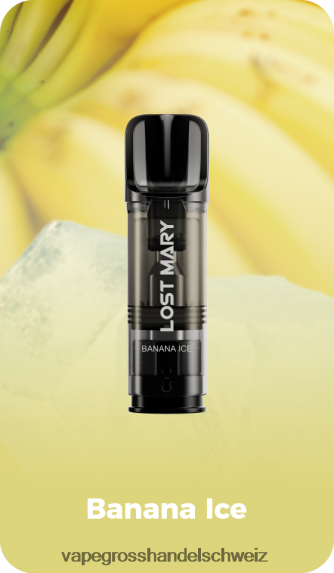 Elektronische Zigarette Iqos 666R84420 Bananeneis LOST MARY Tappo vorgefüllte Ersatzkapseln