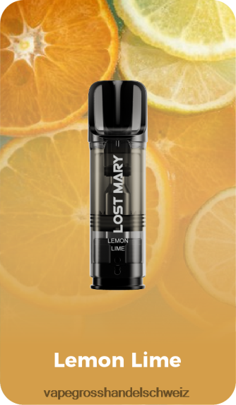 Vape Grosshandel Schweiz 666R84425 Zitronenlimette LOST MARY Tappo vorgefüllte Ersatzkapseln